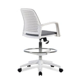 Clayton Drafting Office Chair - Light Grey Office Chair LF-Core