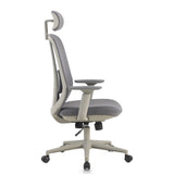 Levian Office Chair with Headrest - Carbon Grey Office Chair LF-Core