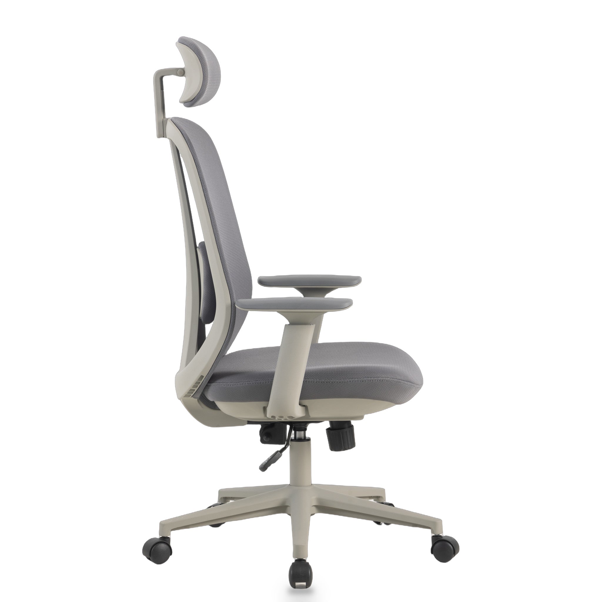Levian Office Chair with Headrest - Carbon Grey Office Chair LF-Core
