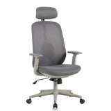 Levian Office Chair with Headrest - Carbon Grey Office Chair LF-Core