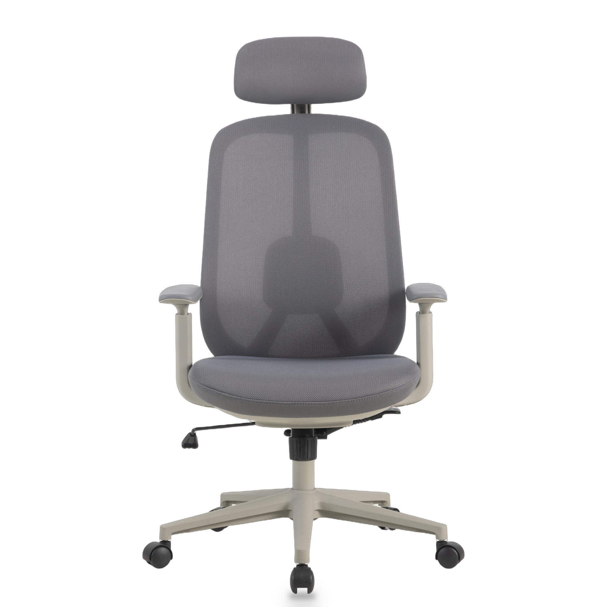 Levian Office Chair with Headrest - Carbon Grey Office Chair LF-Core
