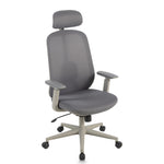 Levian Office Chair with Headrest - Carbon Grey Office Chair LF-Core