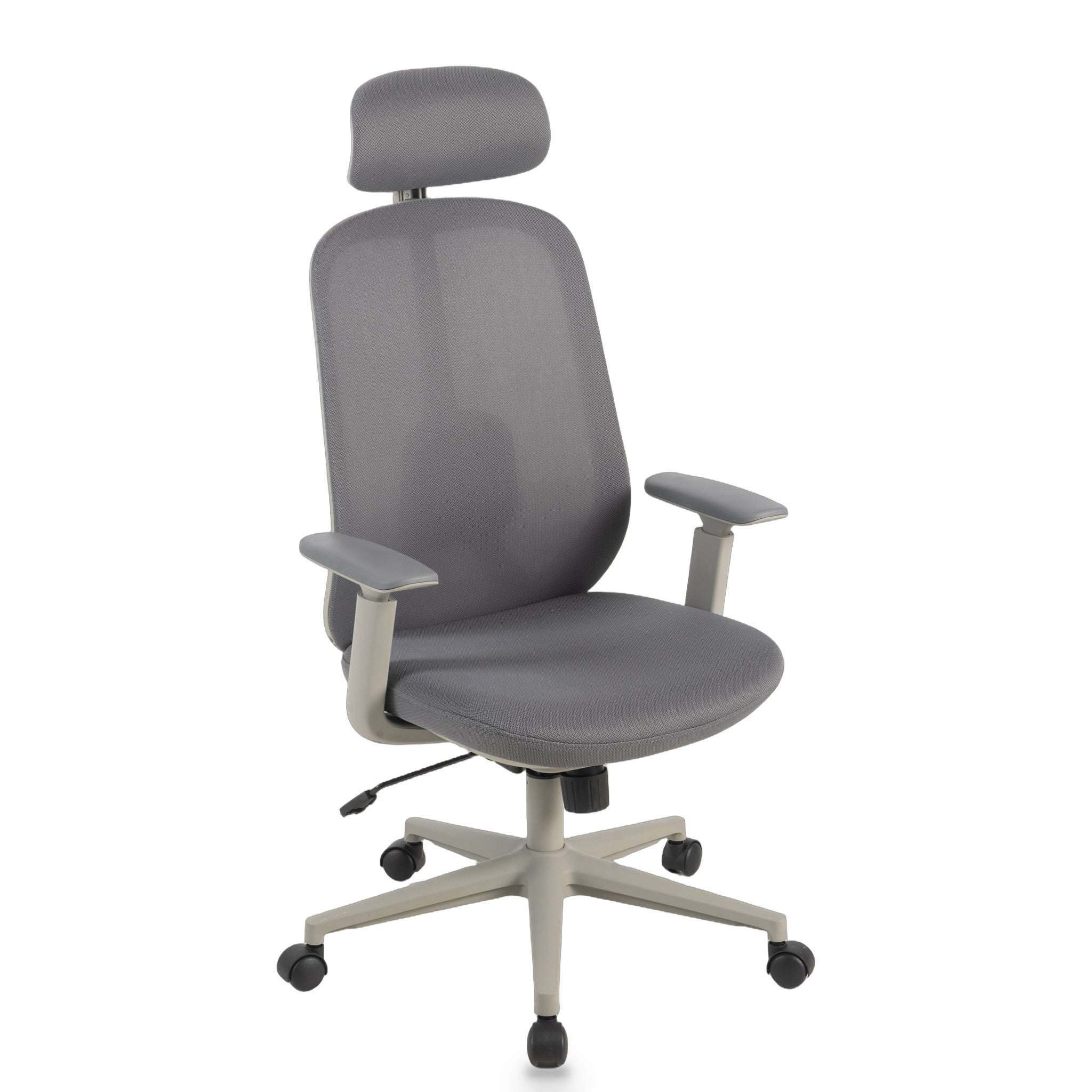 Levian Office Chair with Headrest - Carbon Grey Office Chair LF-Core