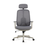 Levian Office Chair with Headrest - Carbon Grey Office Chair LF-Core