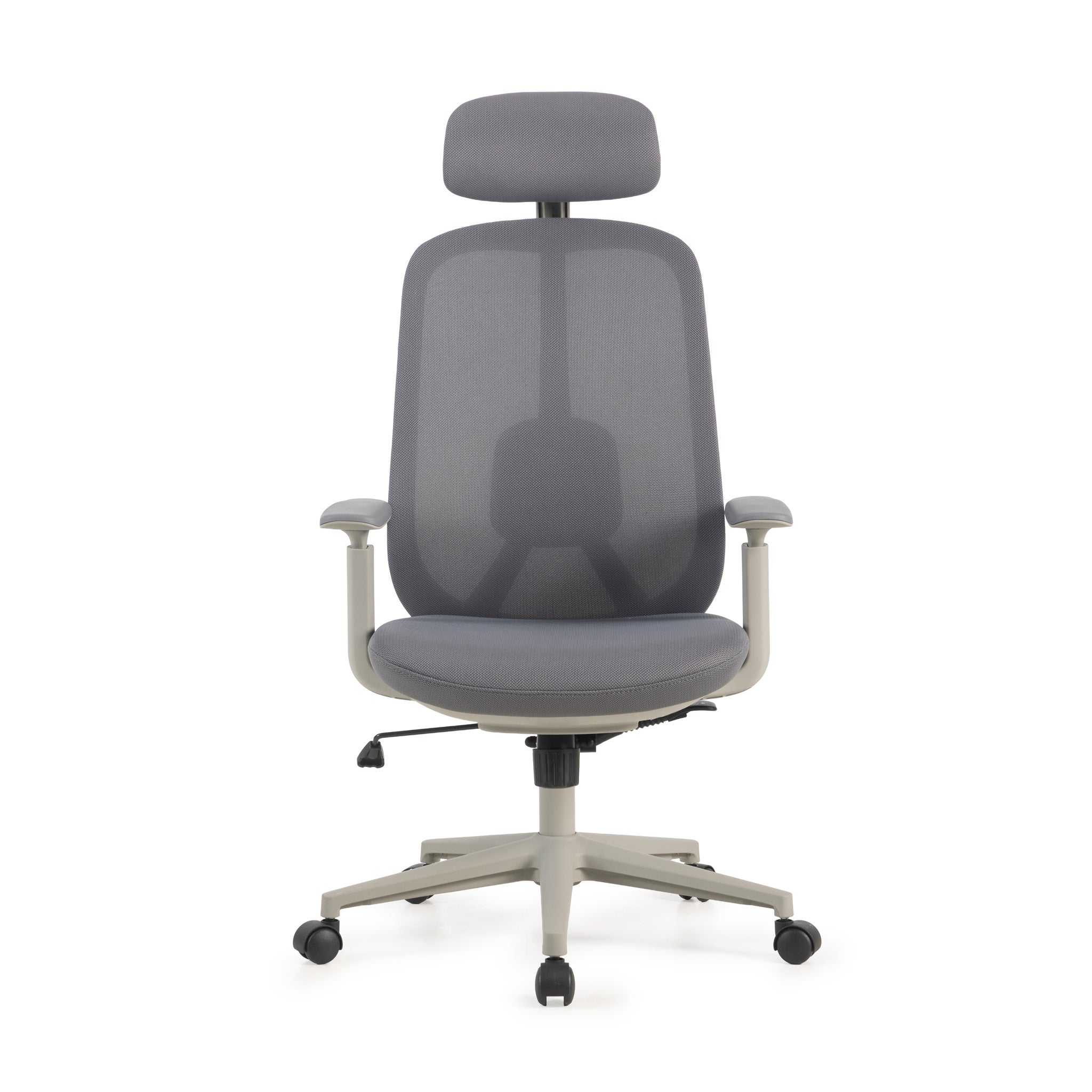 Levian Office Chair with Headrest - Carbon Grey Office Chair LF-Core