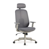 Levian Office Chair with Headrest - Carbon Grey Office Chair LF-Core