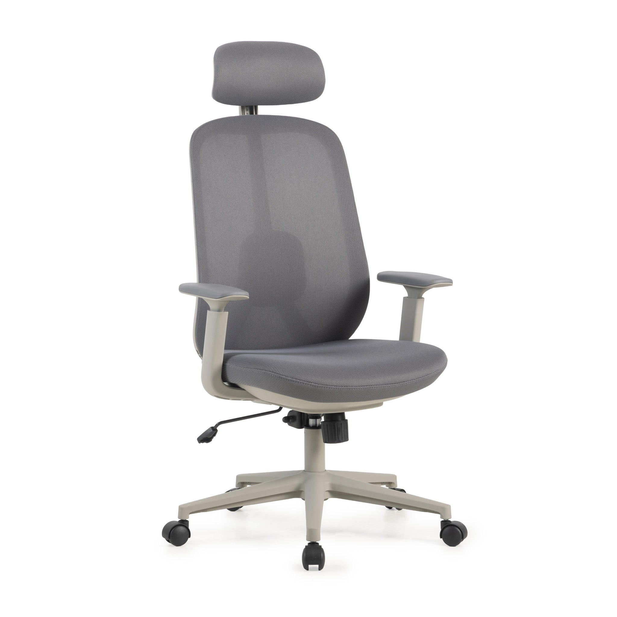 Levian Office Chair with Headrest - Carbon Grey Office Chair LF-Core