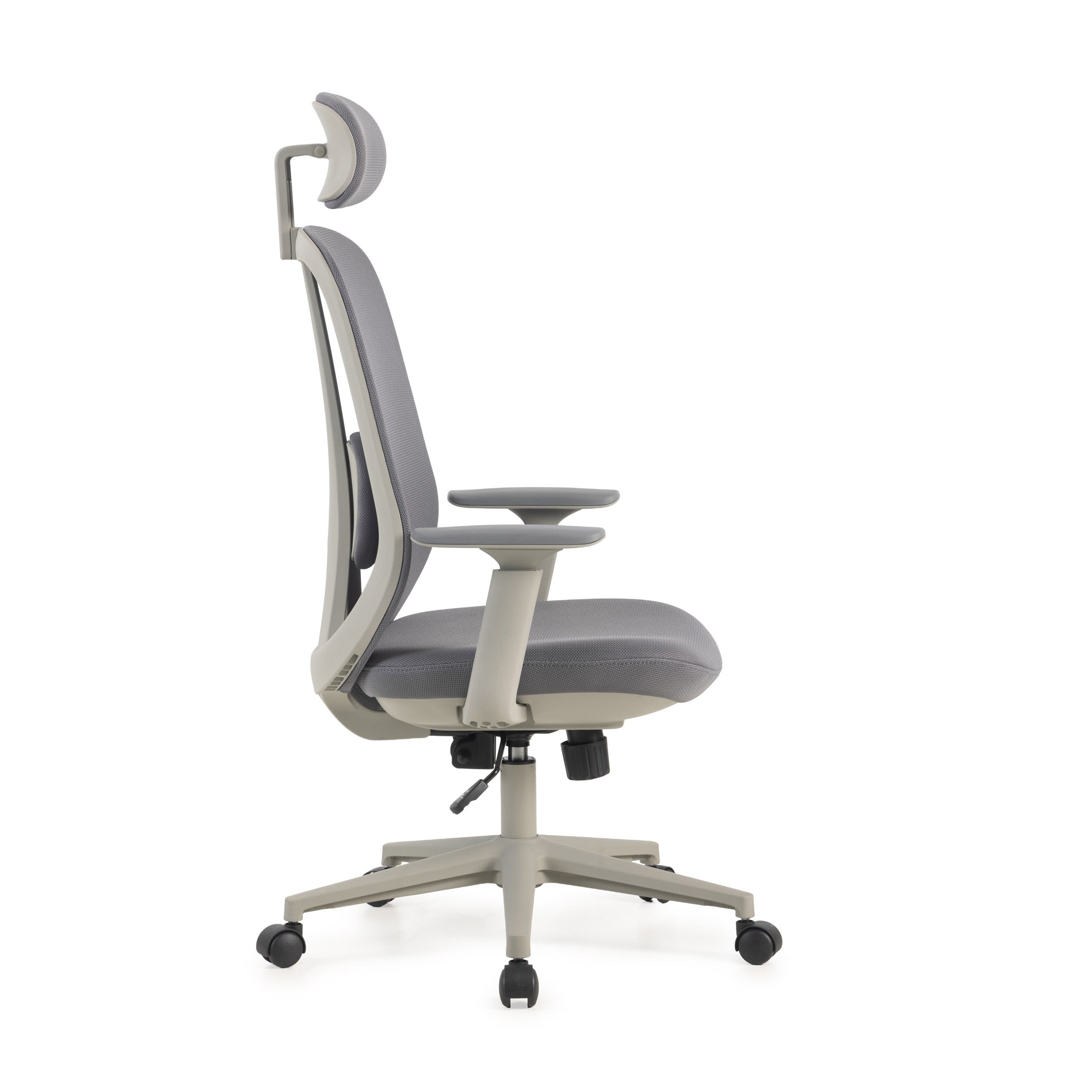 Levian Office Chair with Headrest - Carbon Grey Office Chair LF-Core