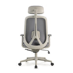 Levian Office Chair with Headrest - Carbon Grey Office Chair LF-Core