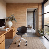 Amos Office Chair - Charcoal with White Base Office Chair LF-Core