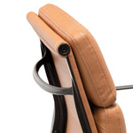 Ex Display - Ashton Low Back Office Chair - Saddle Tan in Black Frame Office Chair Yus Furniture-Core   