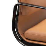 Ex Display - Ashton Low Back Office Chair - Saddle Tan in Black Frame Office Chair Yus Furniture-Core   