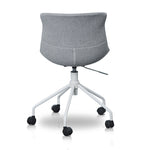 Zima Office Bar Chair - Light Grey with White Base Office Chair LF-Core   