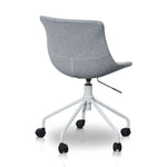 Zima Office Bar Chair - Light Grey with White Base Office Chair LF-Core   