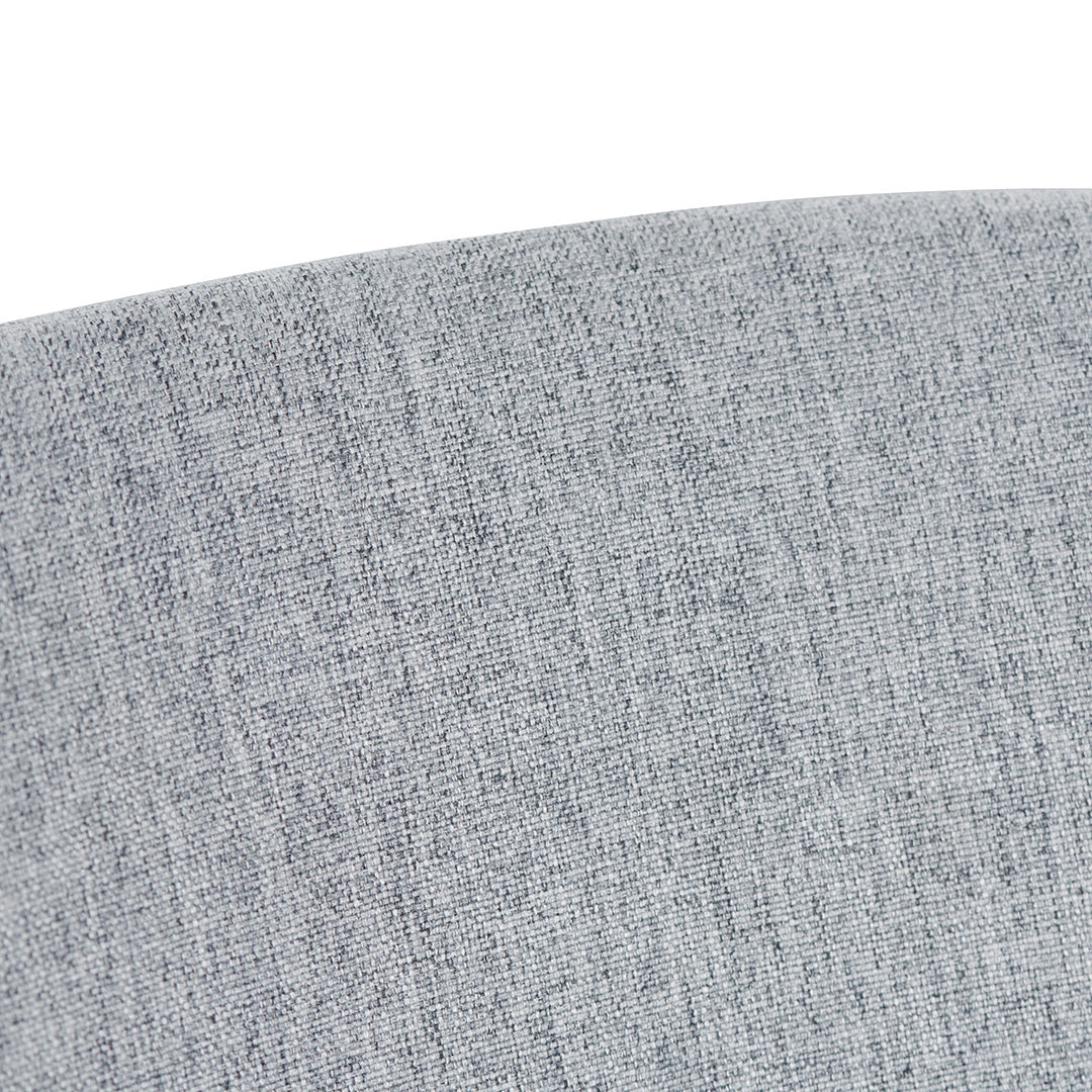 Zima Office Bar Chair - Light Grey with White Base Office Chair LF-Core   