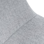 Zima Office Bar Chair - Light Grey with White Base Office Chair LF-Core   