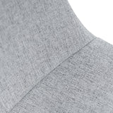 Zima Office Bar Chair - Light Grey with White Base Office Chair LF-Core   