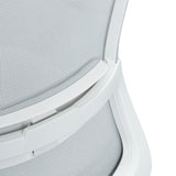 Walther Mesh Office Chair - Cloud Grey with White Base Office Chair LF-Core   