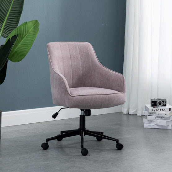Noble Linen Office Executive Chair - Plush