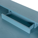 Reva Wooden Home Office Desk - Light Blue Home Office Desk Drake-Core