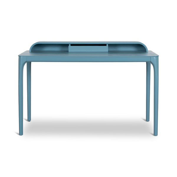 Reva Wooden Home Office Desk - Light Blue | Interior Secrets