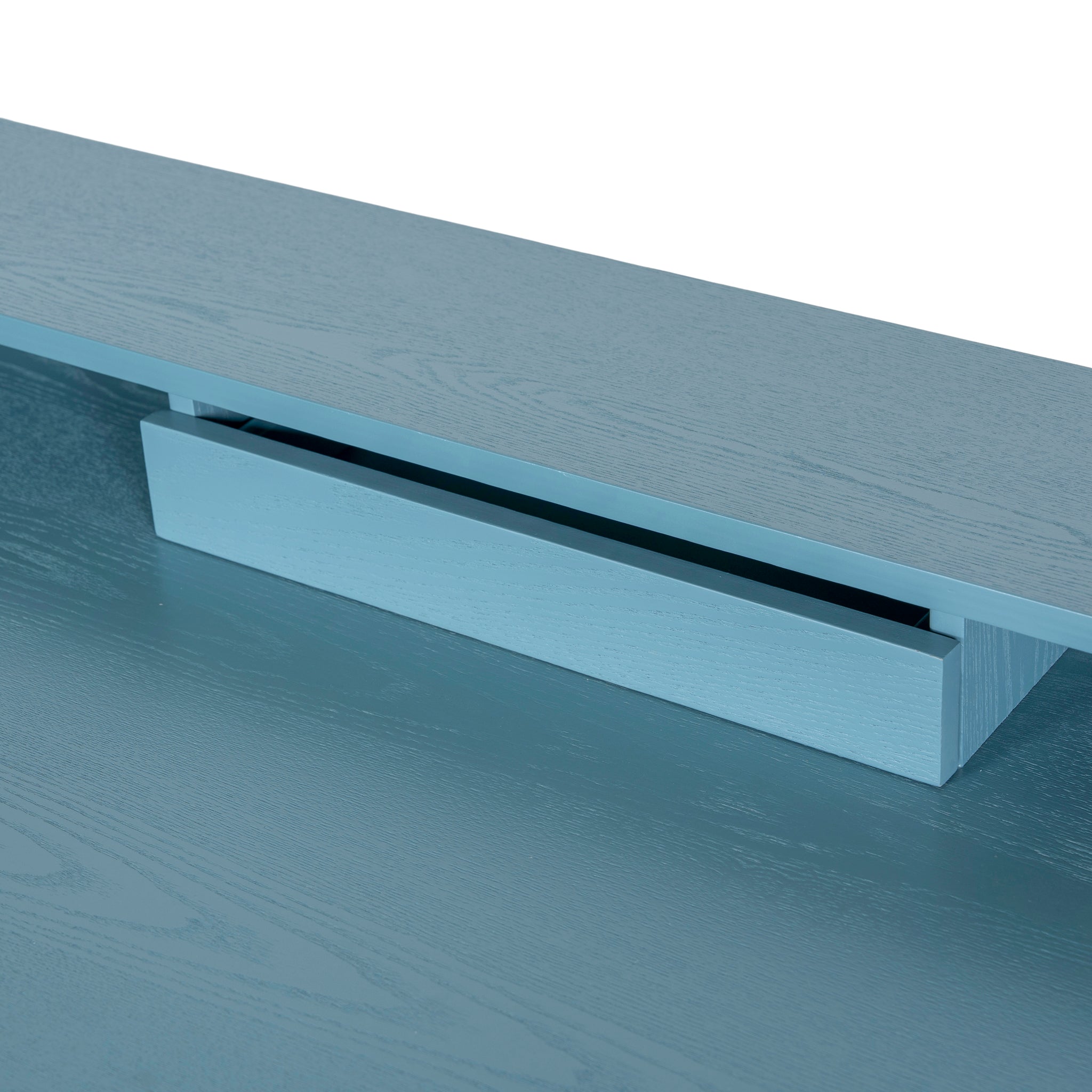 Reva Wooden Home Office Desk - Light Blue Home Office Desk Drake-Core