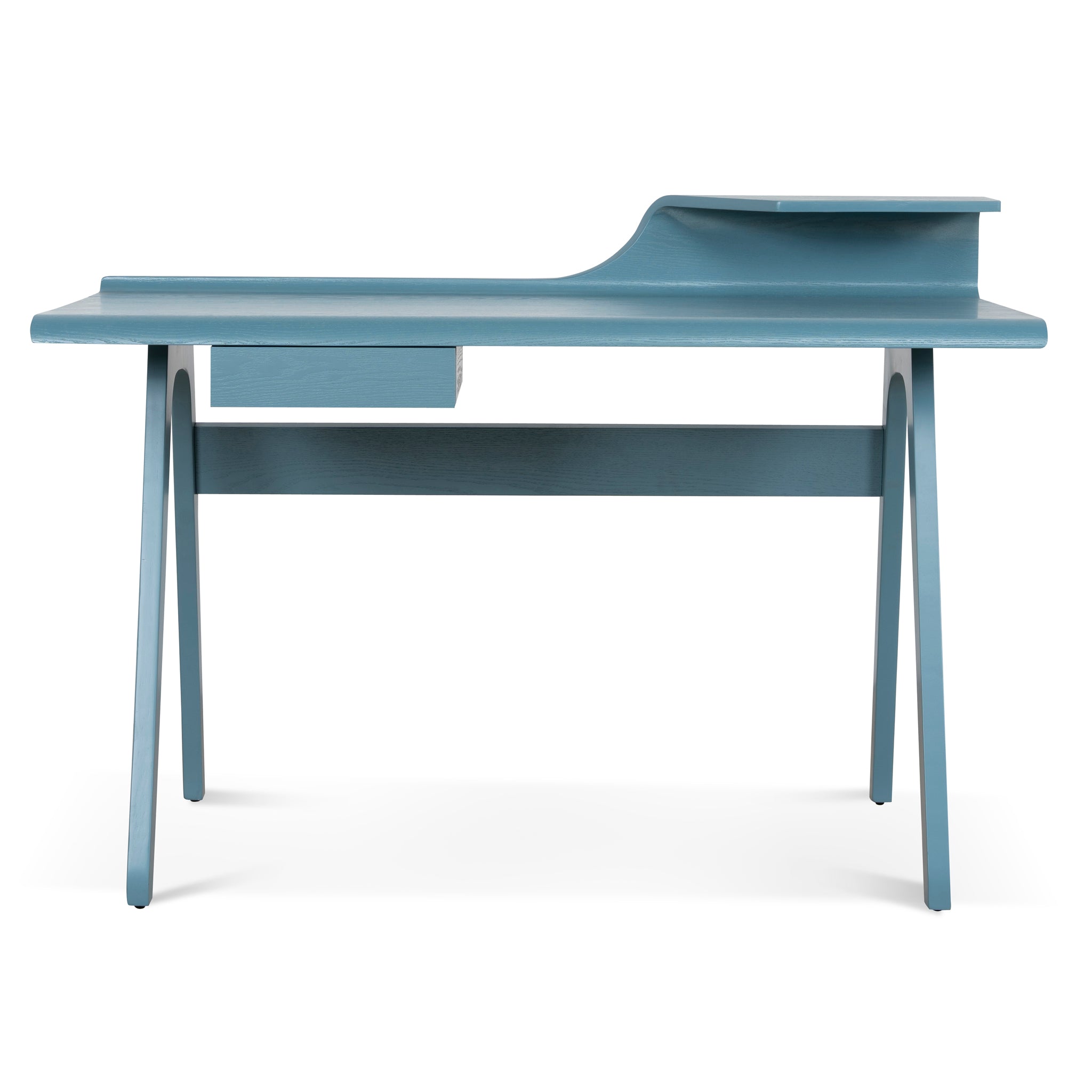 Ruban Wooden Home Office Desk - Light Blue Home Office Desk Drake-Core