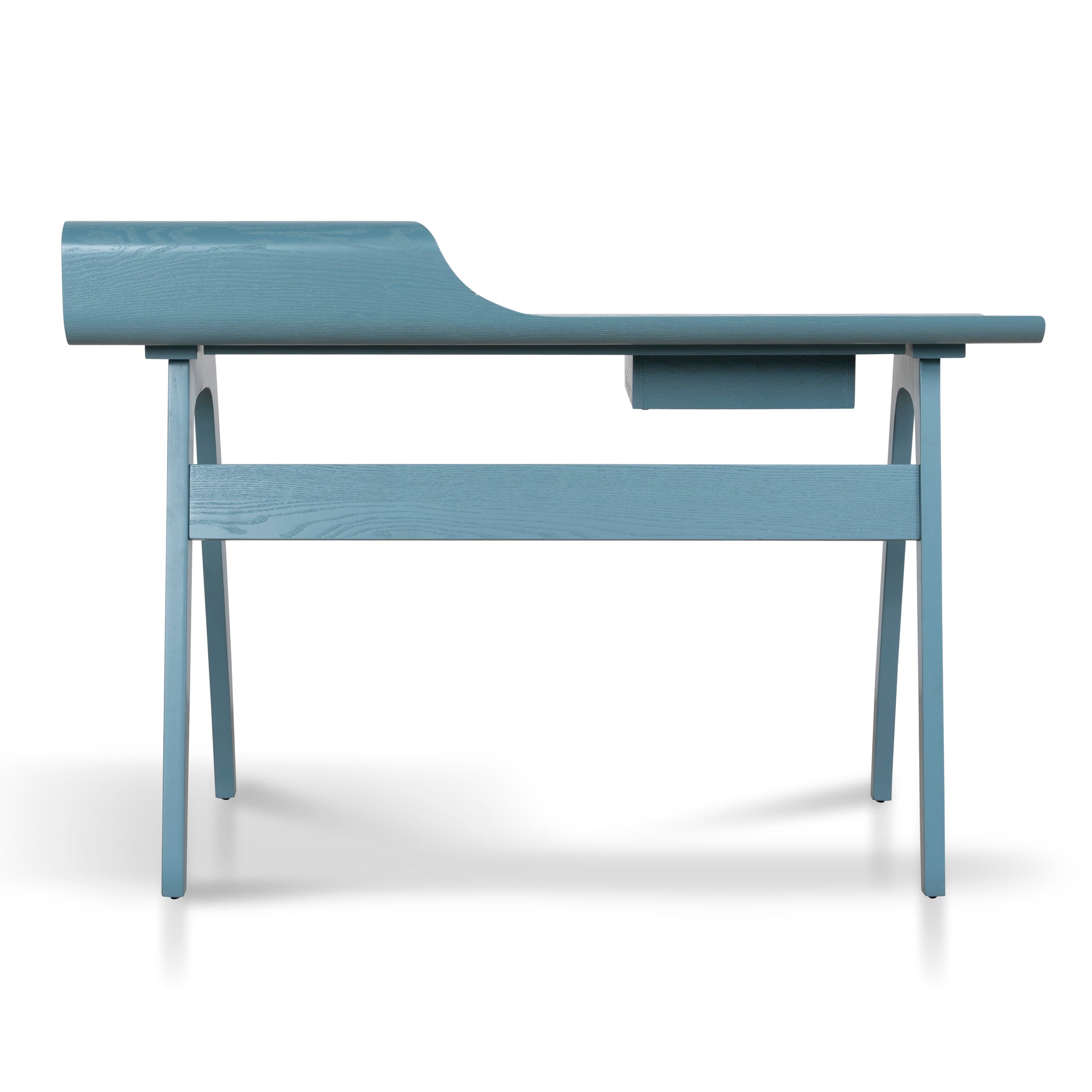 Ruban Wooden Home Office Desk - Light Blue Home Office Desk Drake-Core