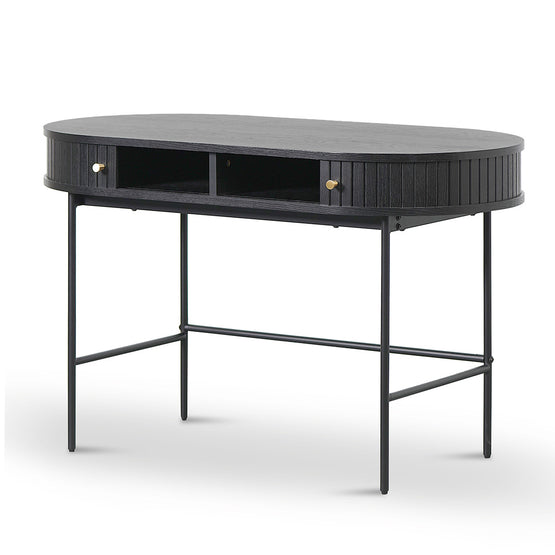 Dania 1.2m Home Office Desk - Full Black Home Office Desk KD-Core   