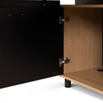 Halo 1.8m Executive Desk Right Return with Black Legs - Natural Office Desk Sun Desk-Core   