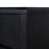 Aiza 1.6m Office Desk - Full Black