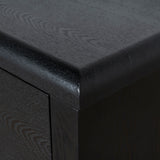 Aiza 1.6m Office Desk - Full Black