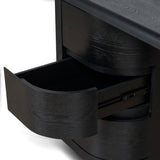 Aiza 1.6m Office Desk - Full Black