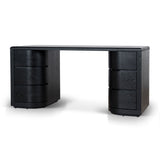 Aiza 1.6m Office Desk - Full Black