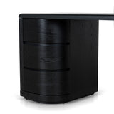 Aiza 1.6m Office Desk - Full Black