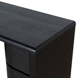 Aiza 1.6m Office Desk - Full Black