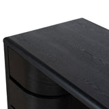 Aiza 1.6m Office Desk - Full Black