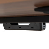 Vogue 3.6m Boardroom Meeting Table - Walnut Top With Black Legs Boardroom Table Sun Desk-Core