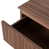 Albina 1.77m Left Drawer Office Desk - Walnut Office Desk Century-Core