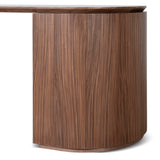 Albina 1.77m Left Drawer Office Desk - Walnut Office Desk Century-Core