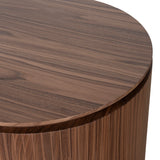 Albina 1.77m Left Drawer Office Desk - Walnut Office Desk Century-Core