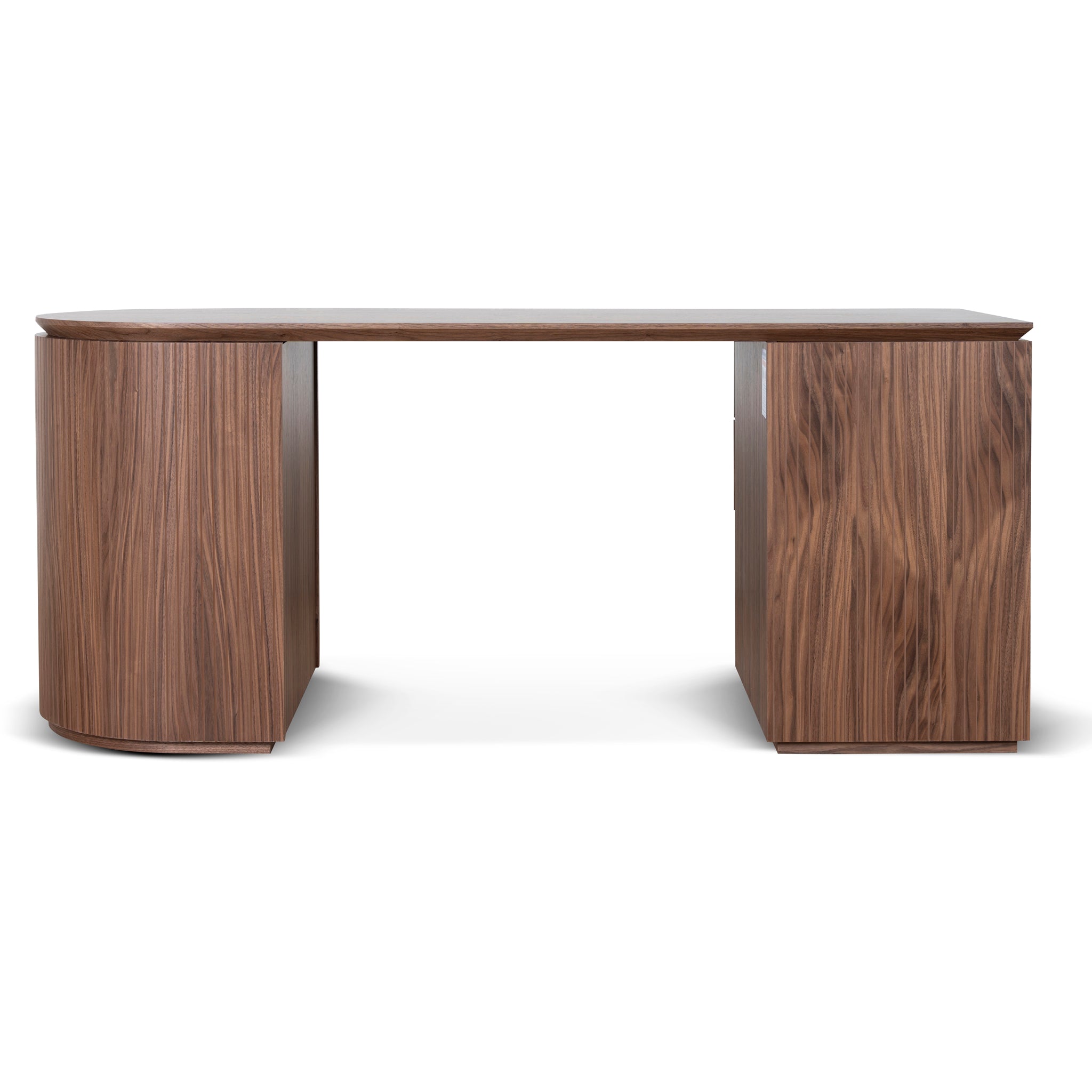 Albina 1.77m Left Drawer Office Desk - Walnut Office Desk Century-Core