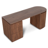 Albina 1.77m Left Drawer Office Desk - Walnut Office Desk Century-Core