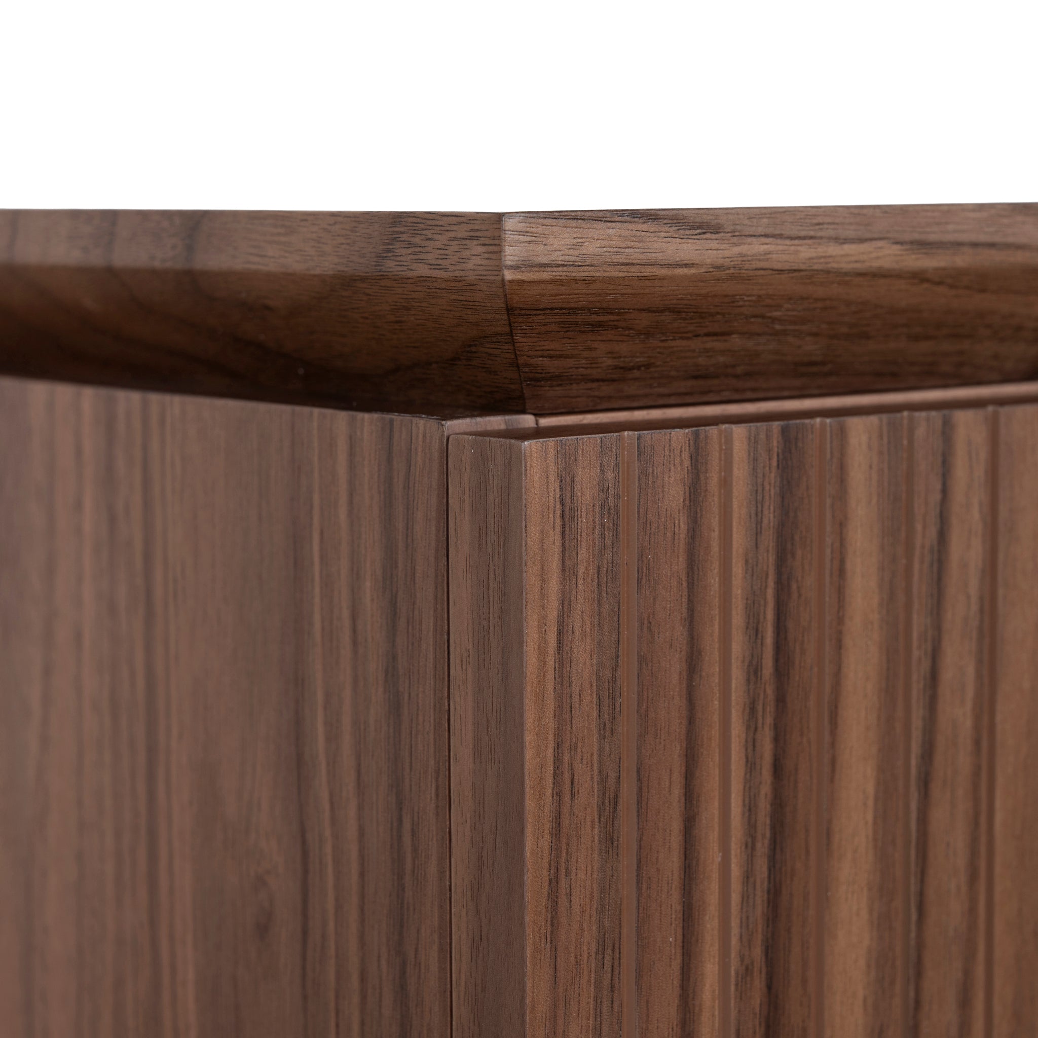 Albina 1.77m Left Drawer Office Desk - Walnut Office Desk Century-Core