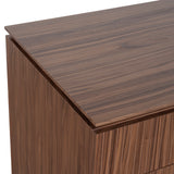 Albina 1.77m Left Drawer Office Desk - Walnut Office Desk Century-Core
