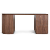 Albina 1.77m Right Drawer Office Desk - Walnut Office Desk Century-Core