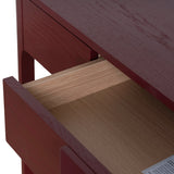 Zevra 1.2m Home Office Desk - Burgundy Red