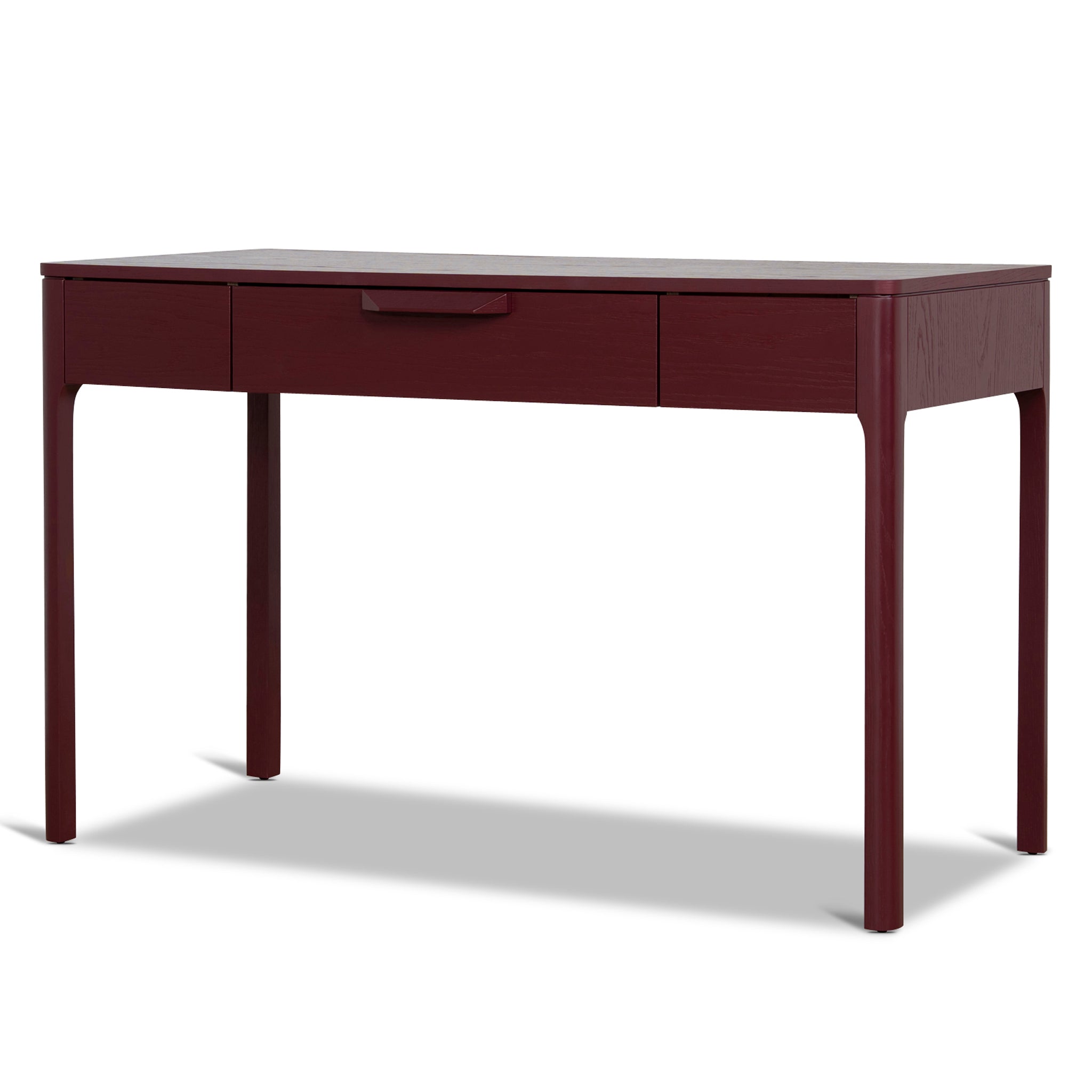 Zevra 1.2m Home Office Desk - Burgundy Red | Interior Secrets