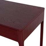 Zevra 1.2m Home Office Desk - Burgundy Red