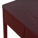 Zevra 1.2m Home Office Desk - Burgundy Red